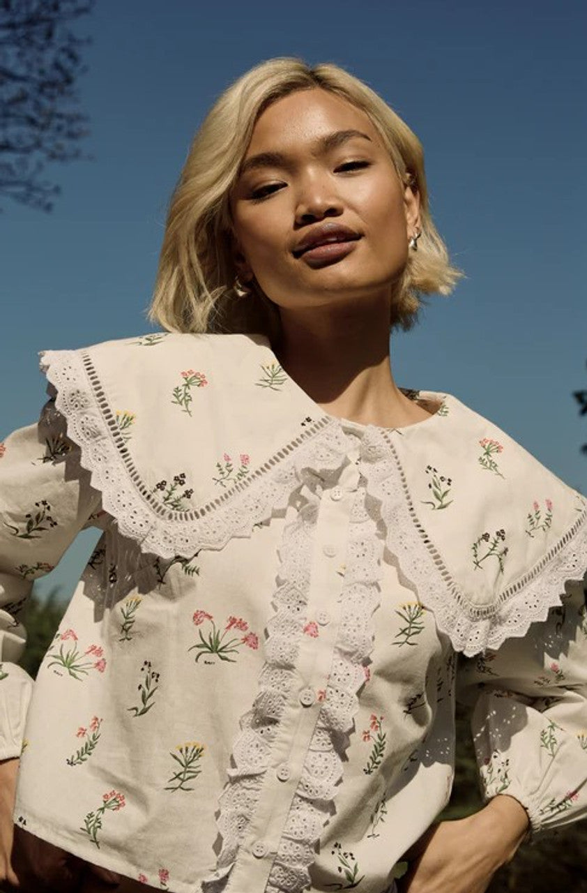 Neon Rose Mabel Floral Blouse