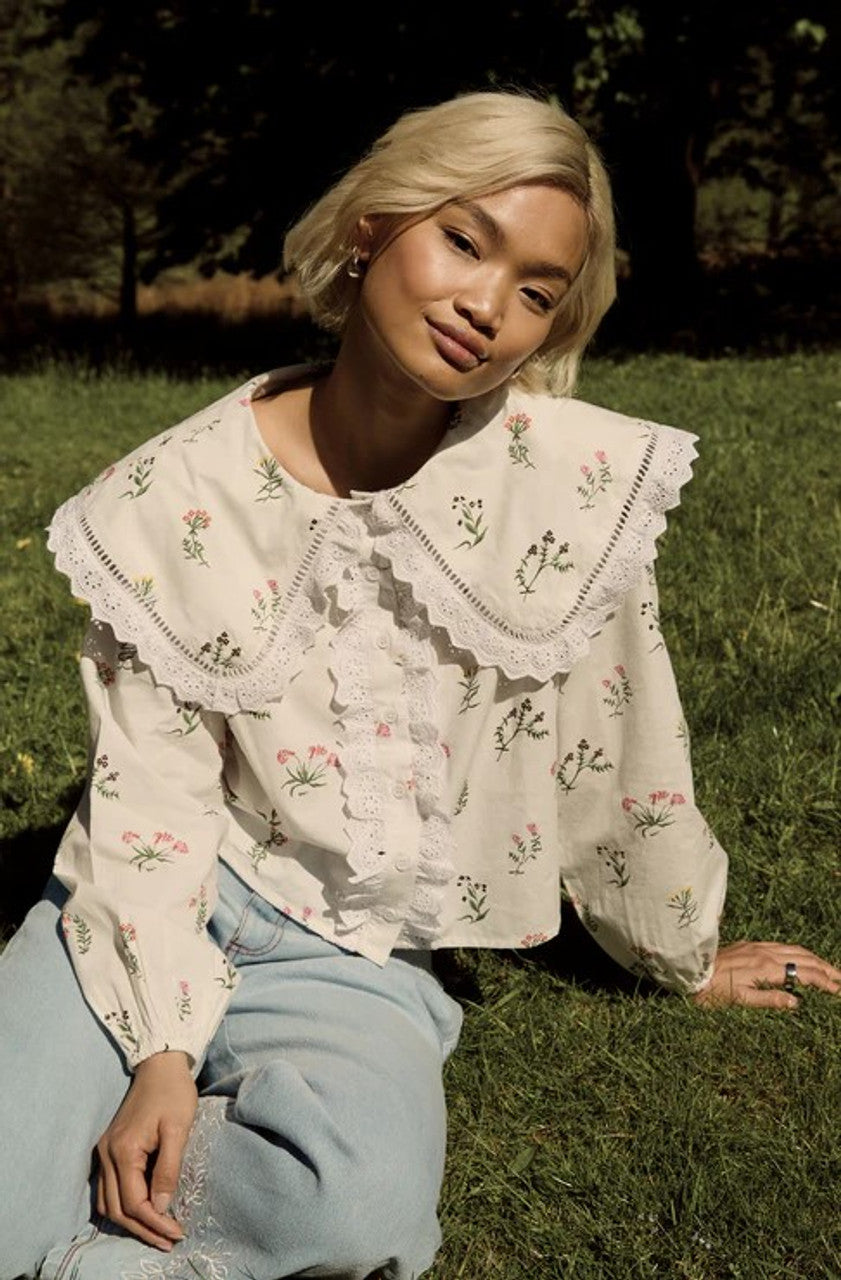 Neon Rose Mabel Floral Blouse
