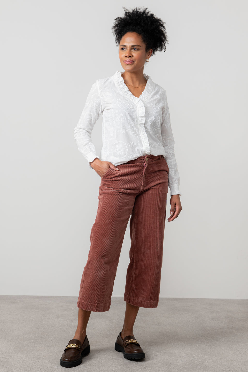 Lily & Me Kit Ruffle Blouse