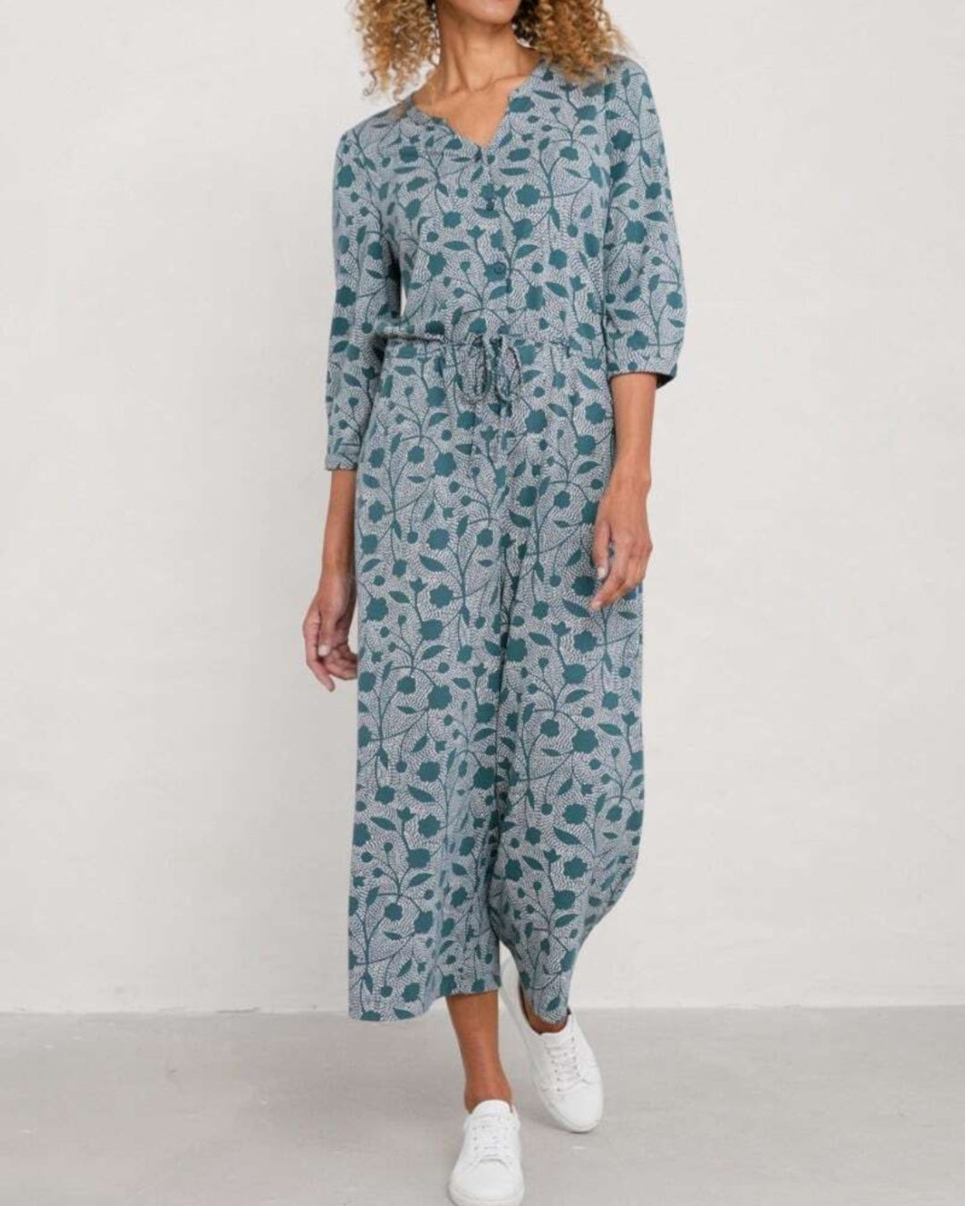 Flora Organic Cotton Wide Leg Jumpsuit
