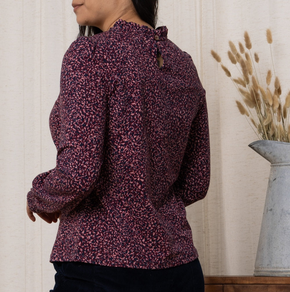 Lily & Me Reflections Top Seagrass Mulberry