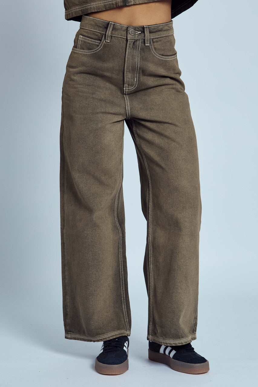 Native Youth Barrel Leg Jeans