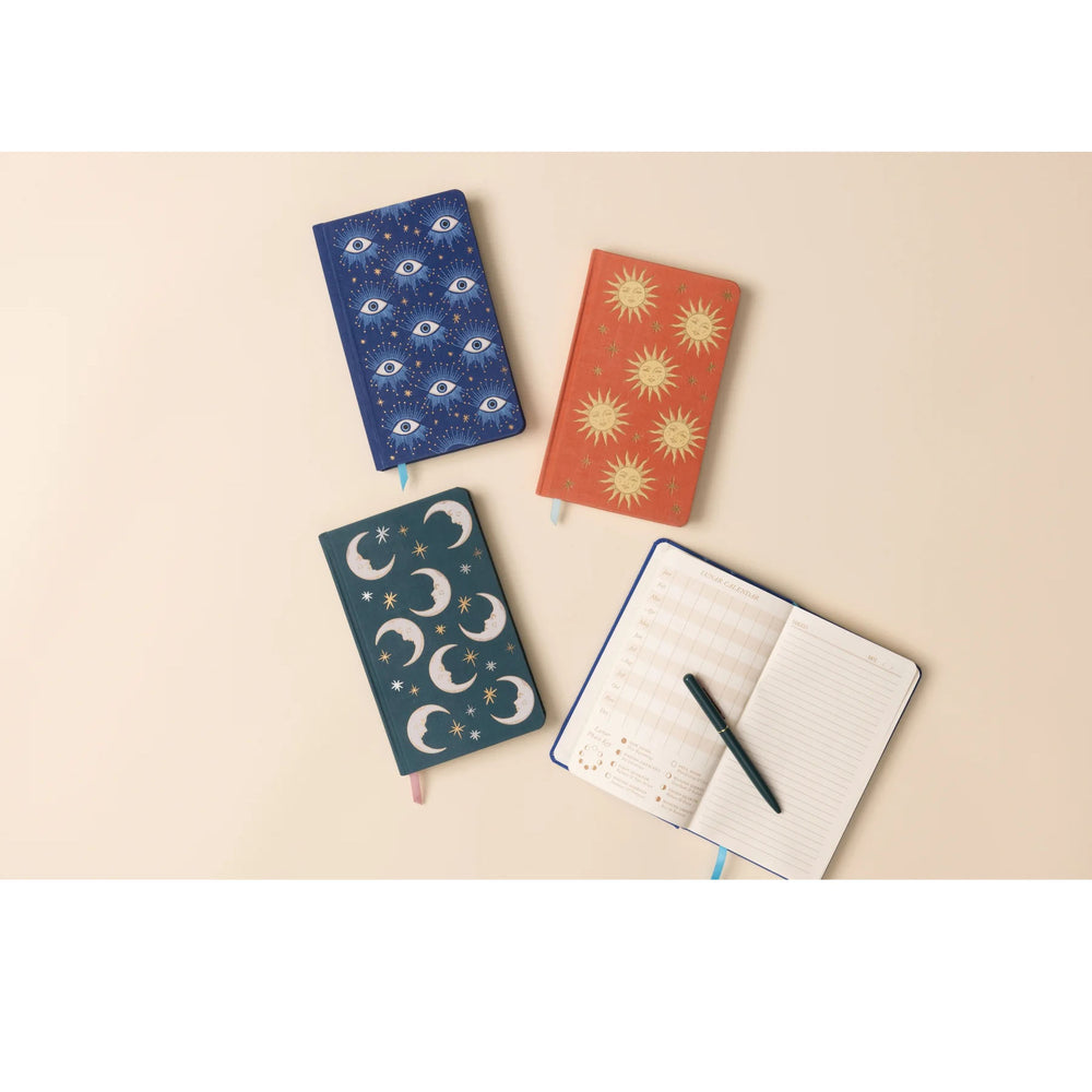 Celestial Terracotta Sun Bookcloth Journal