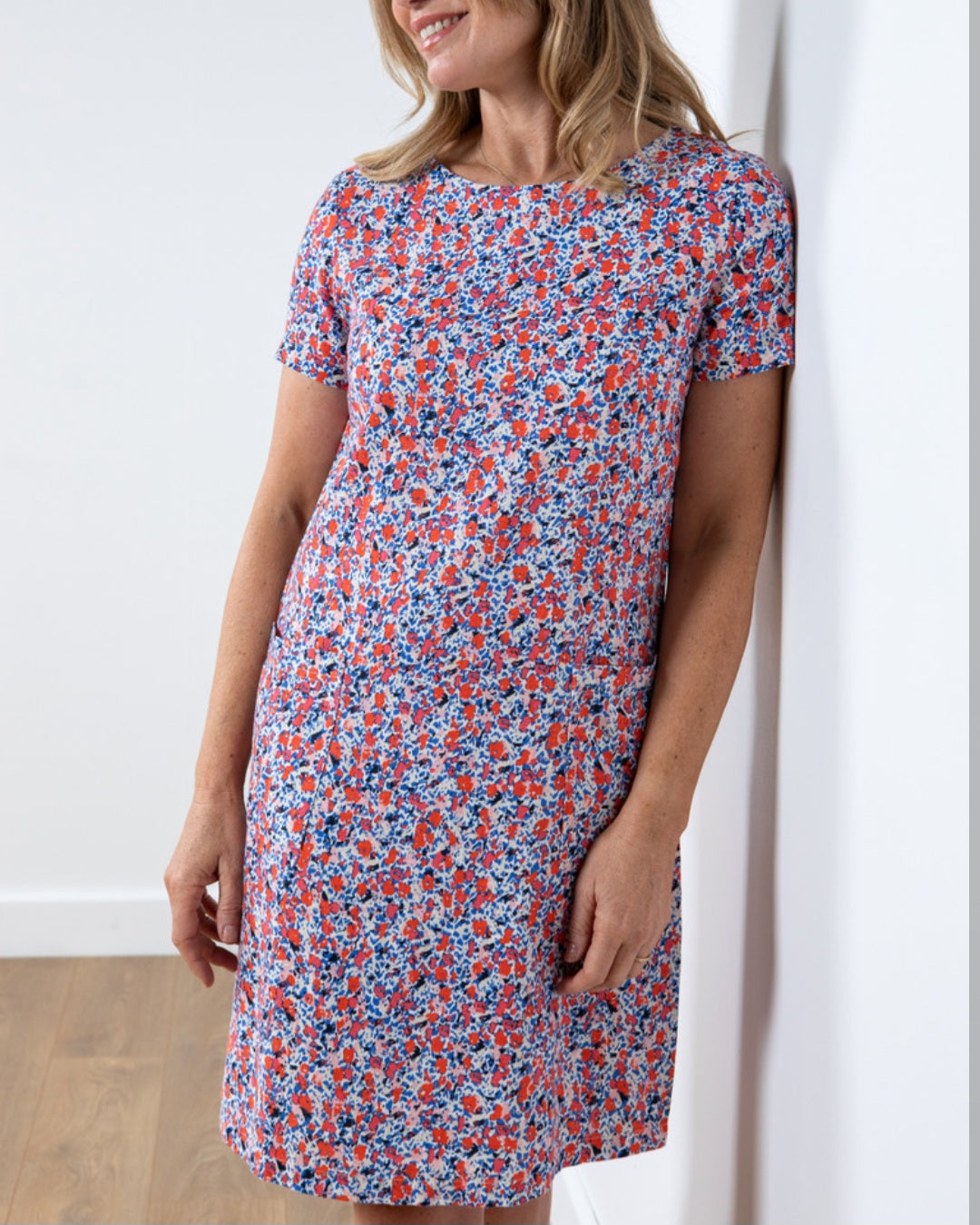 Lily & Me Delilah Shift Dress in Sunset