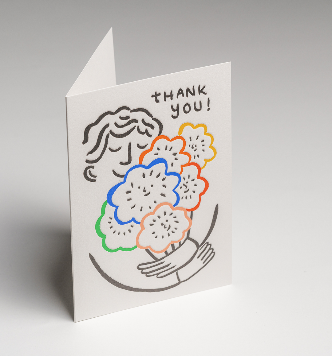 Thank You! Floral Bouquet Card