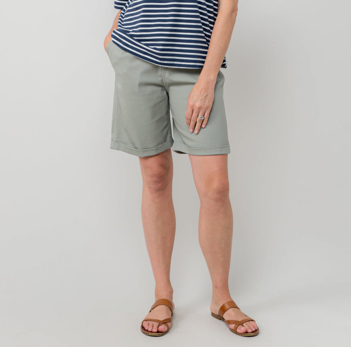 Lily & Me Marine Shorts in Sage