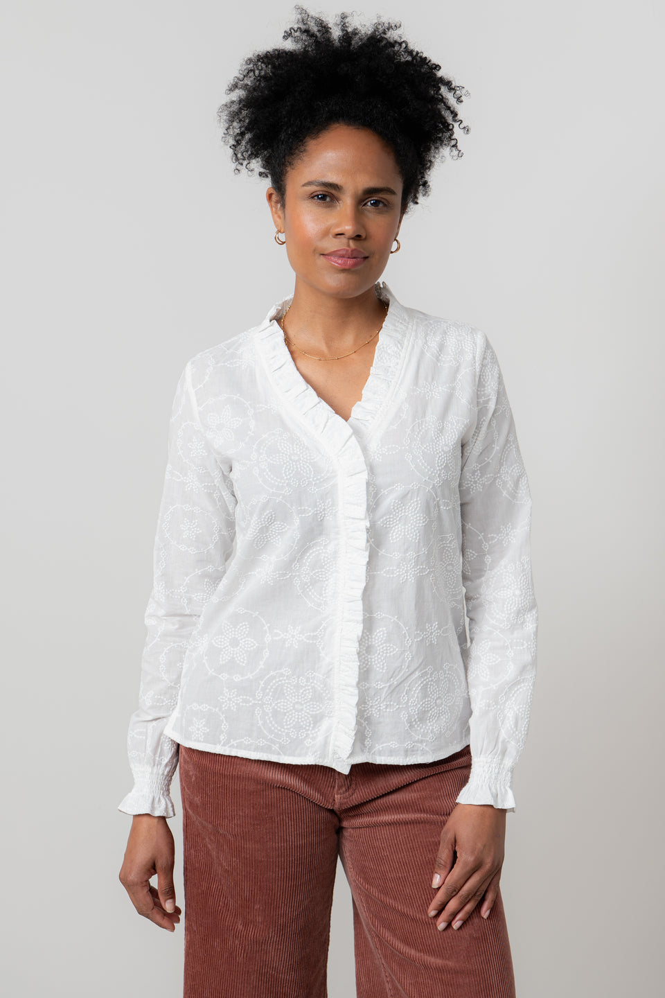 Lily & Me Kit Ruffle Blouse
