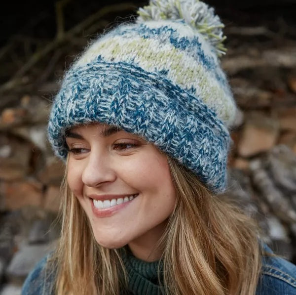 Totnes Bobble Beanie Spruce