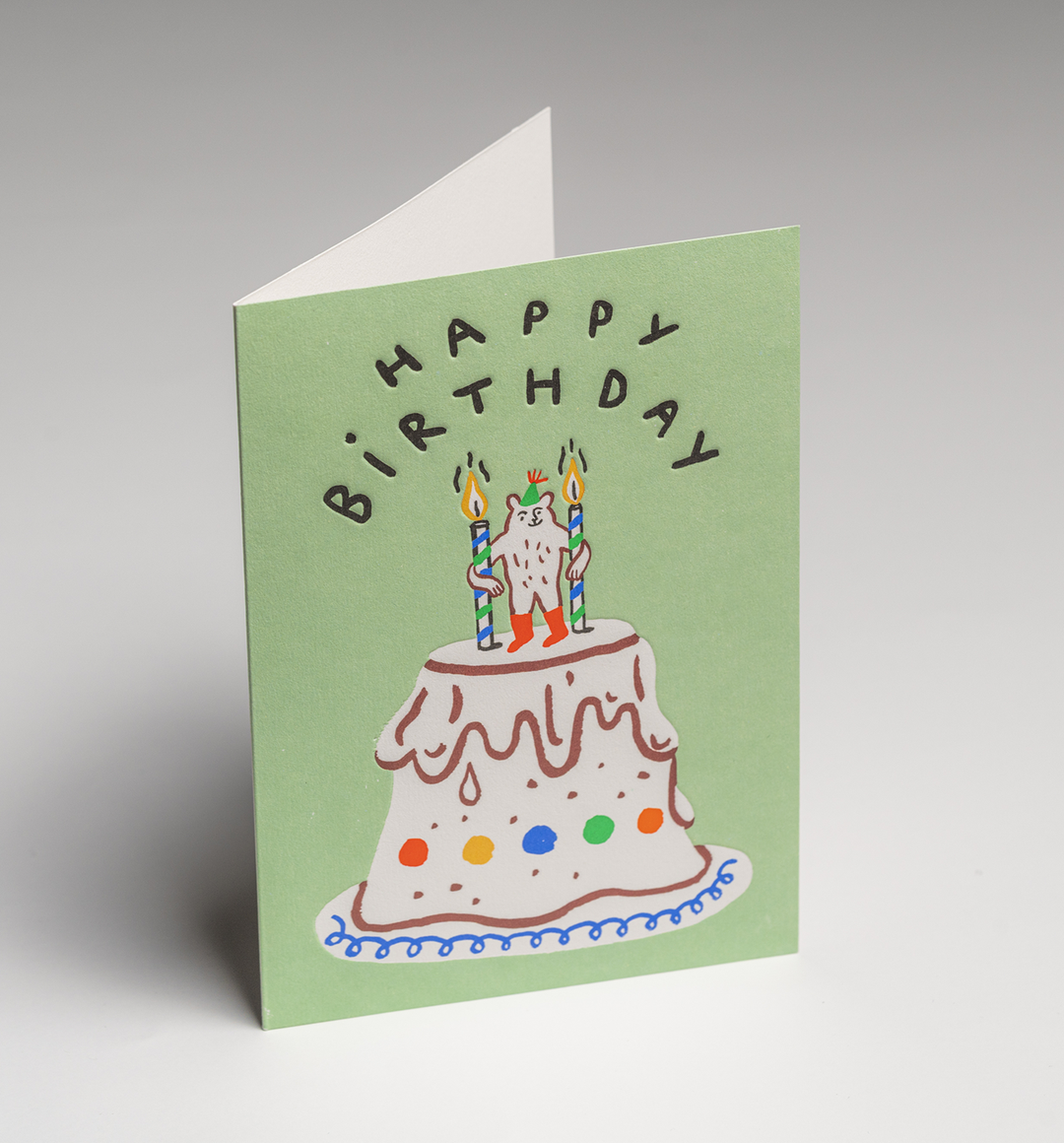 Big Cake Happy Birthday Card