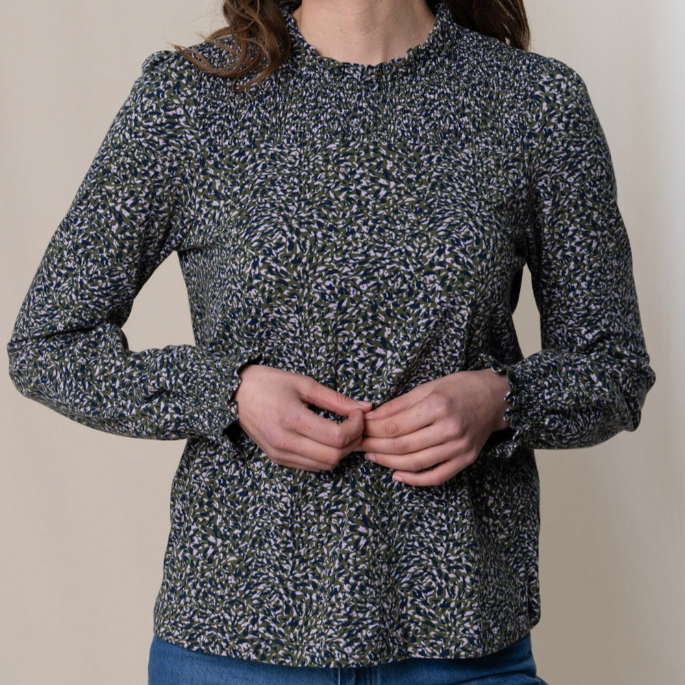 Lily & Me Reflections Top Seagrass Olive