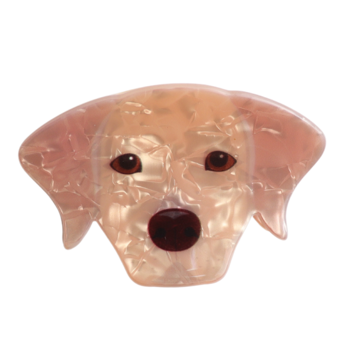 Labrador Face Claw Clip