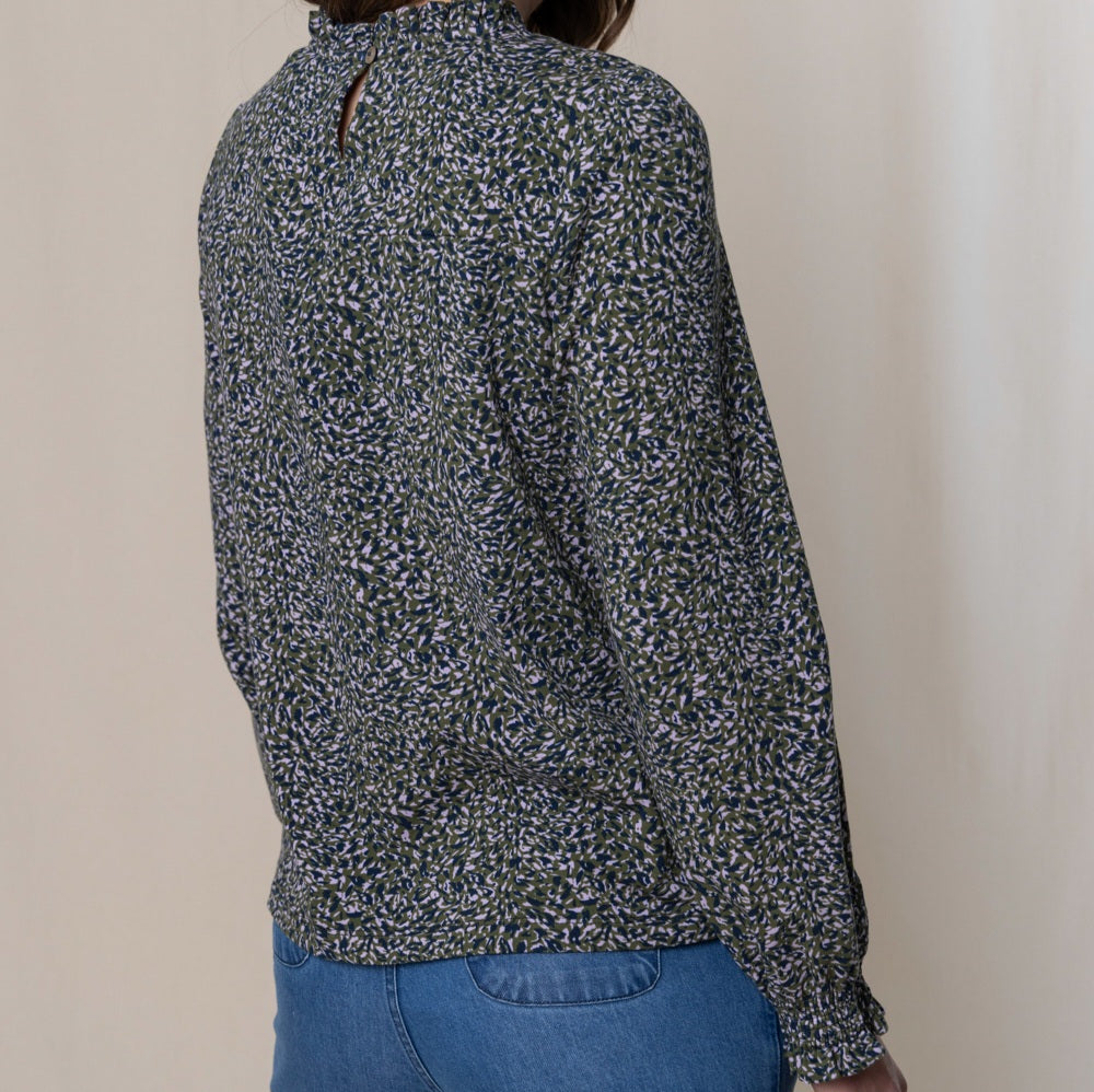 Lily & Me Reflections Top Seagrass Olive