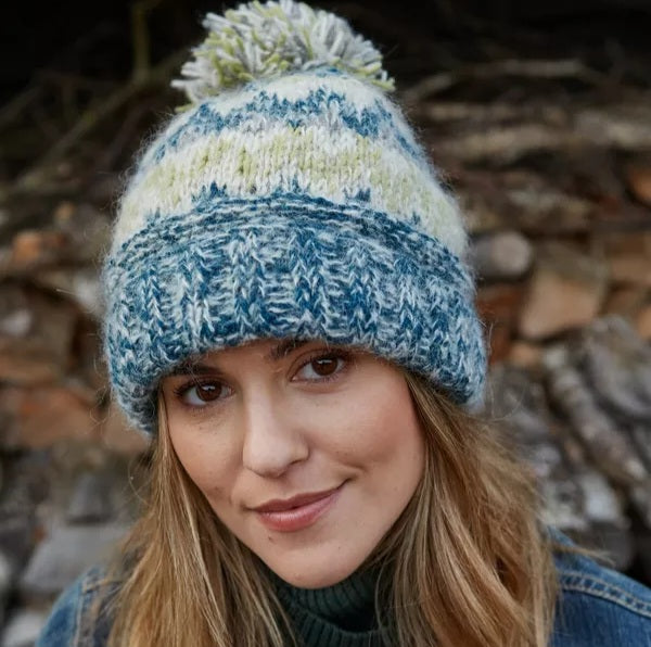 Totnes Bobble Beanie Spruce