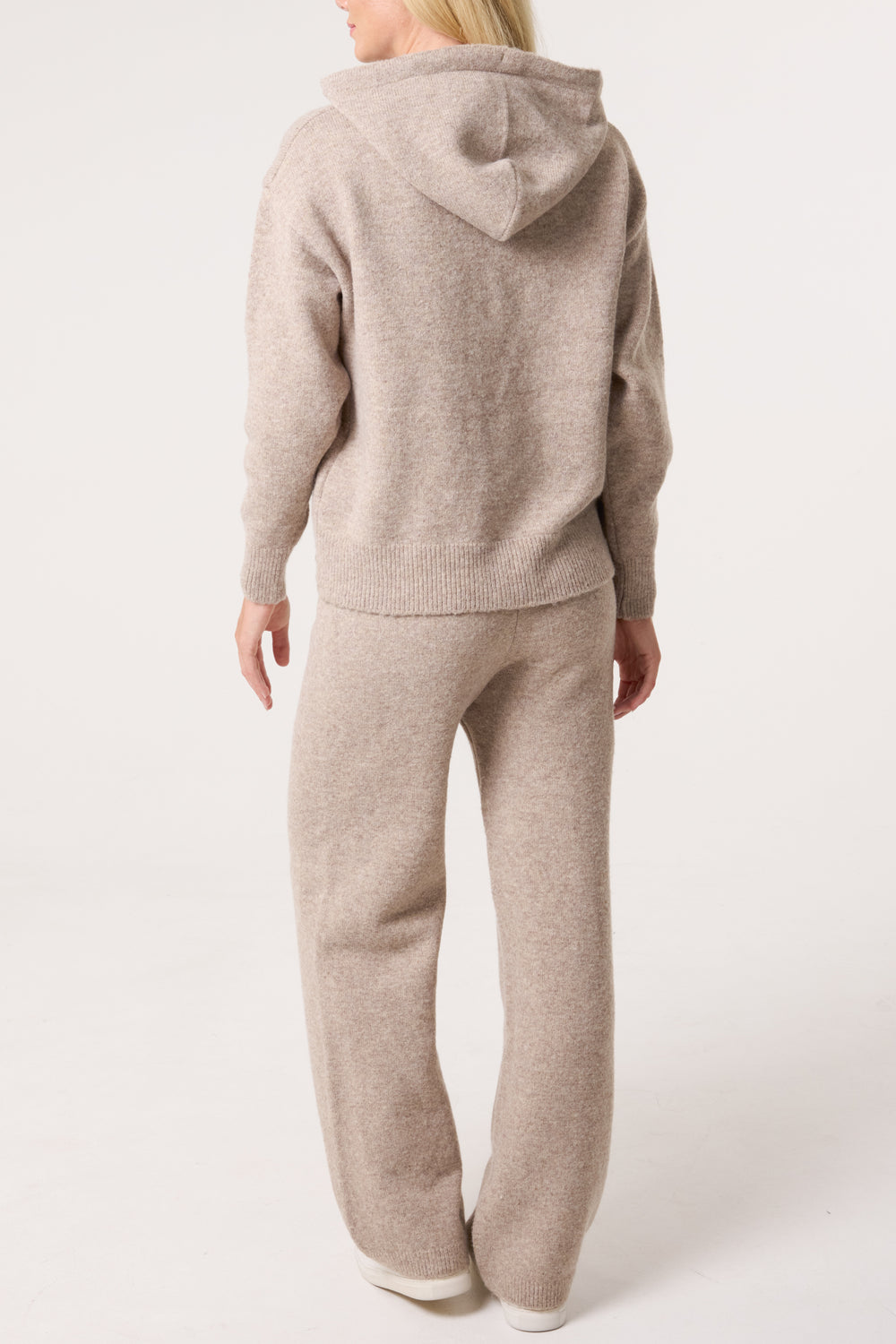 Mila Hooded Lounge Set in Oatmeal