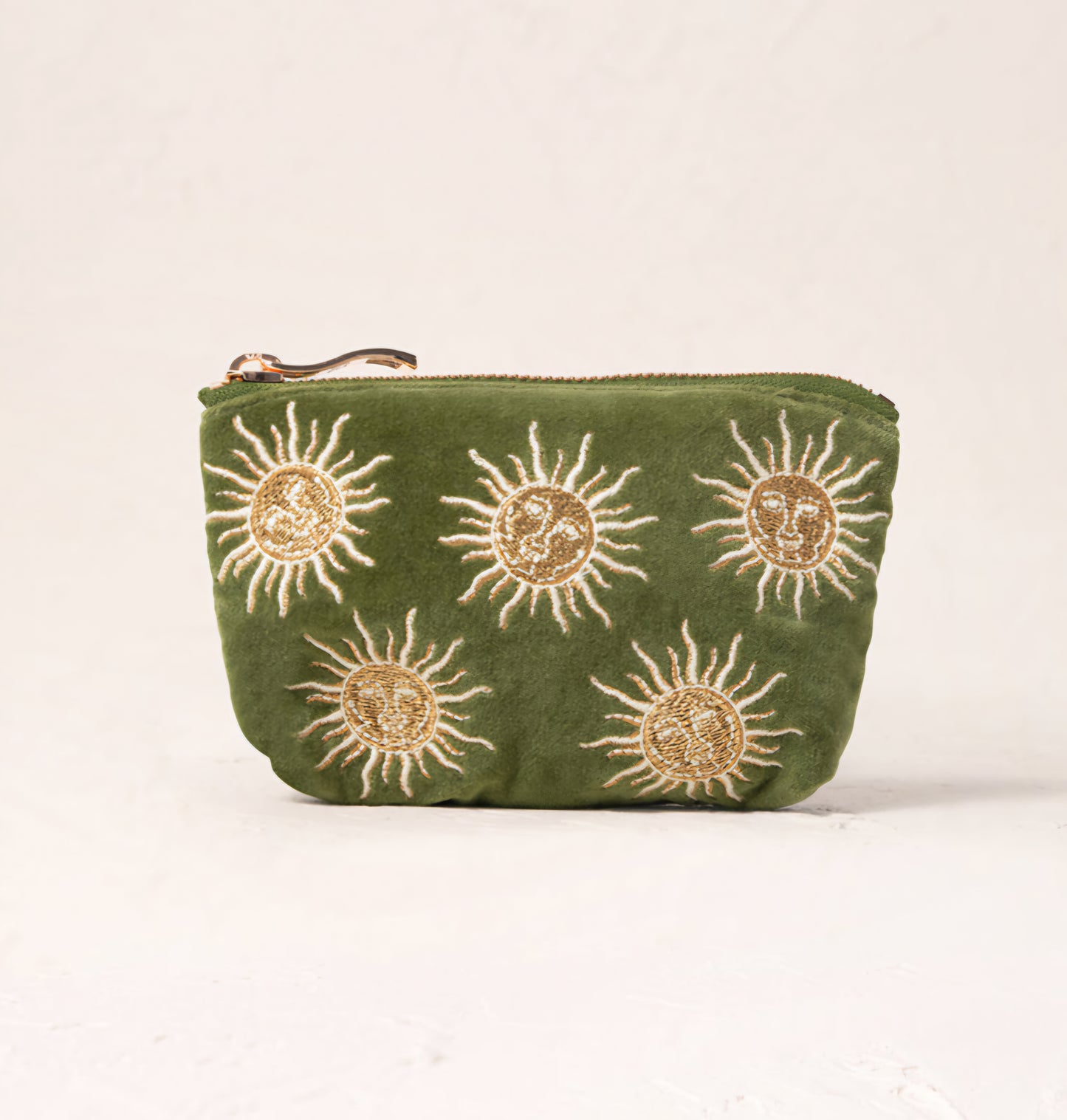 Sun Goddess Coin Purse in Fern Green