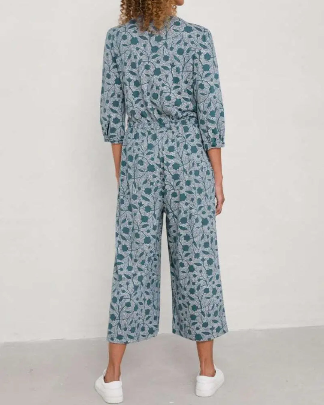 Flora Organic Cotton Wide Leg Jumpsuit