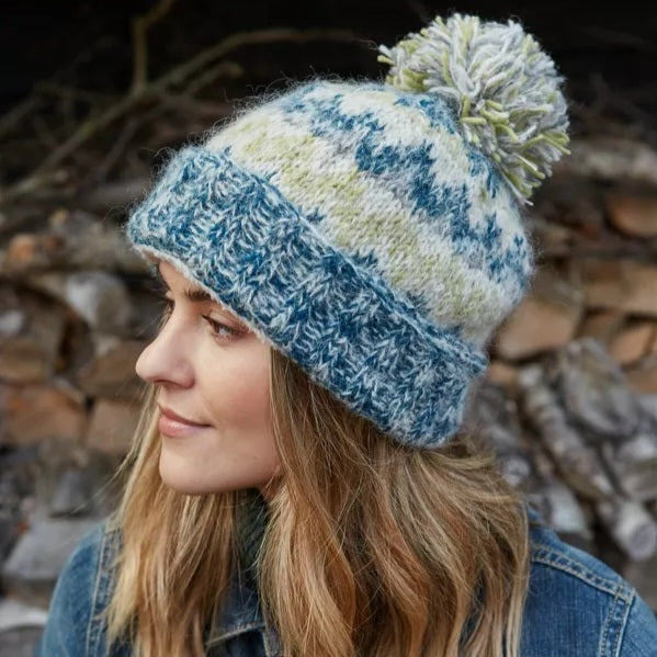 Totnes Bobble Beanie Spruce