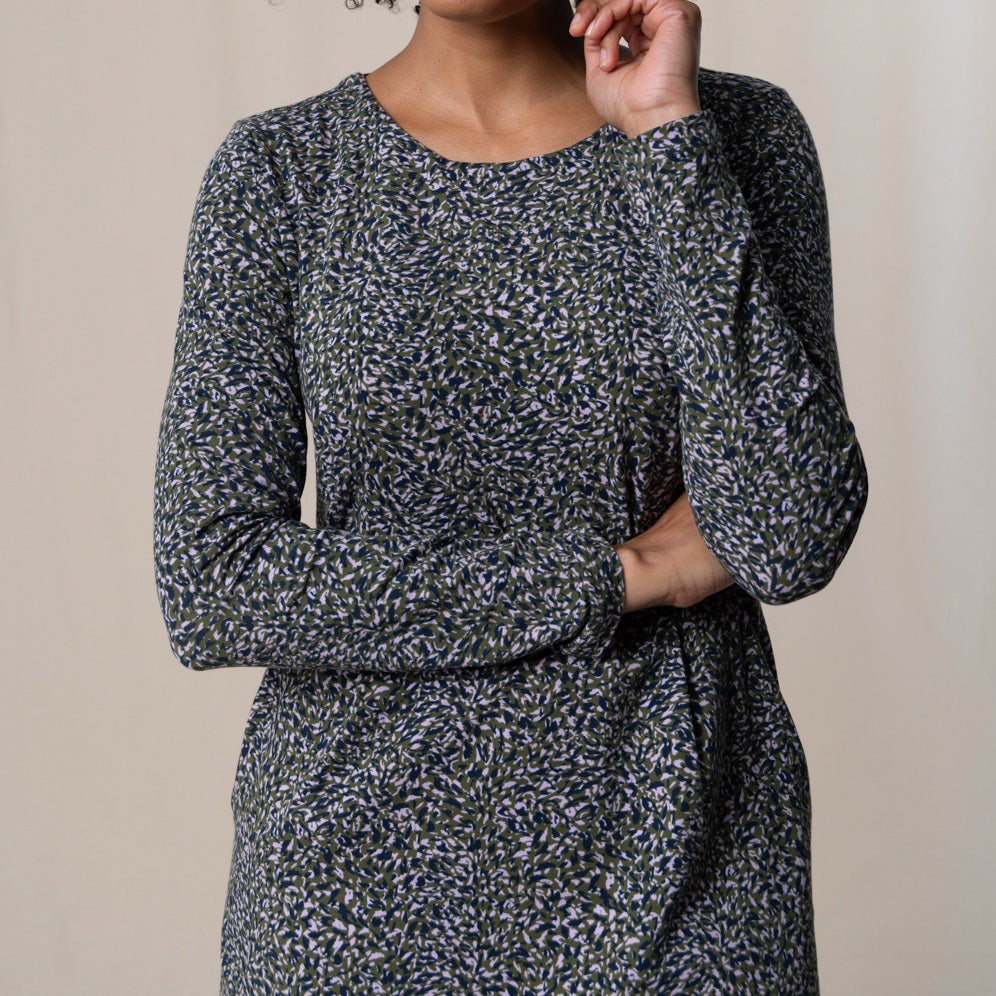 Lily & Me Halmore Dress Seagrass Olive
