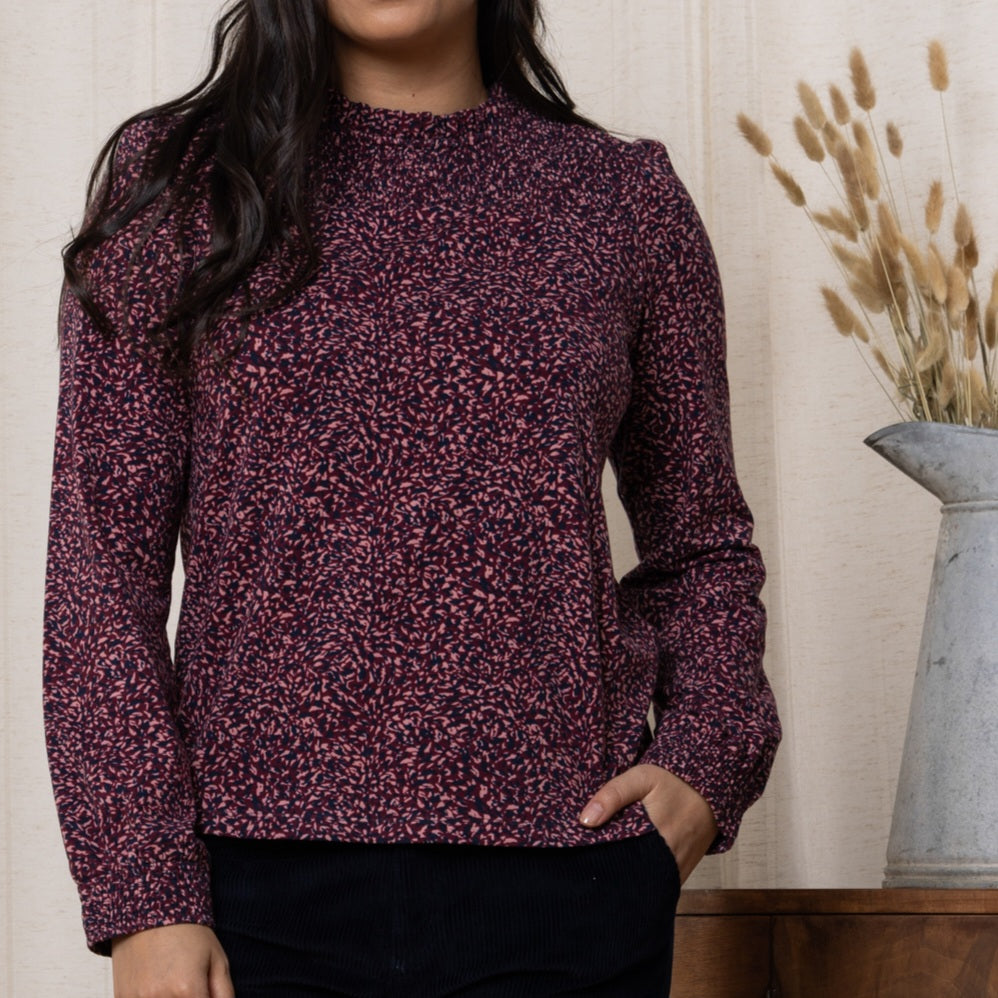Lily & Me Reflections Top Seagrass Mulberry