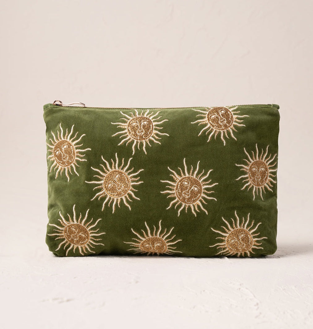 Sun Goddess Everyday Pouch in Fern Green