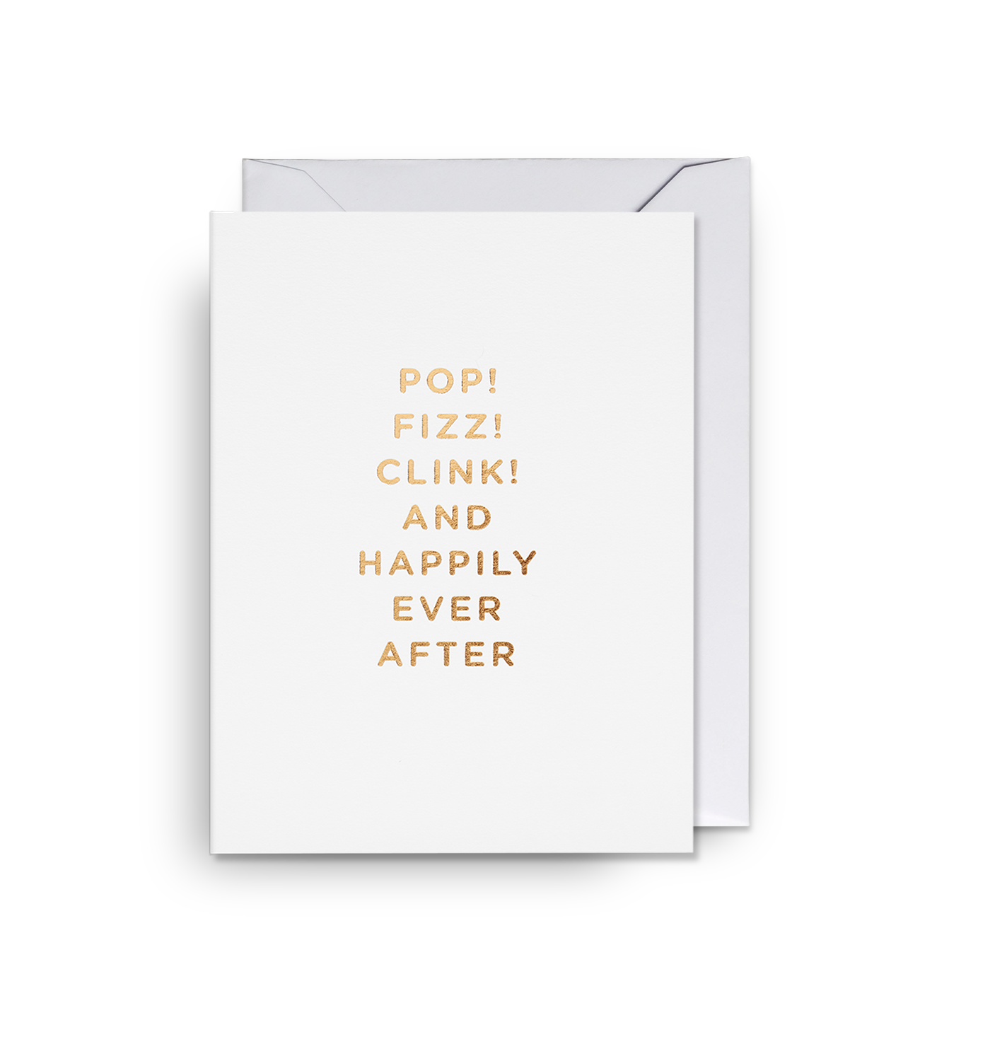 Pop! Clink! Fizz! & Happily Ever After Mini Card
