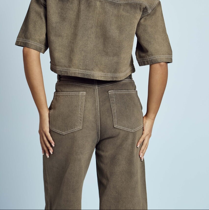 Native Youth Barrel Leg Jeans