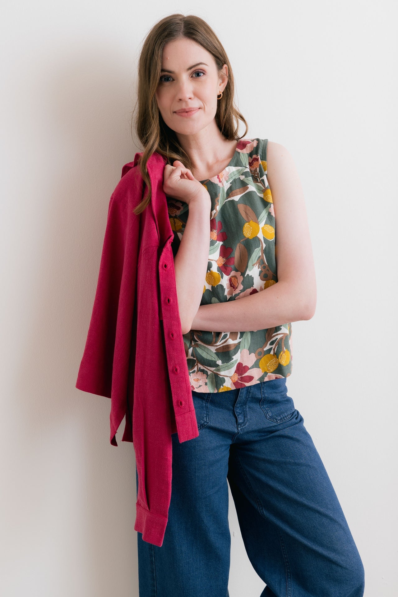 Lily & Me Cora Linen Blend Vest