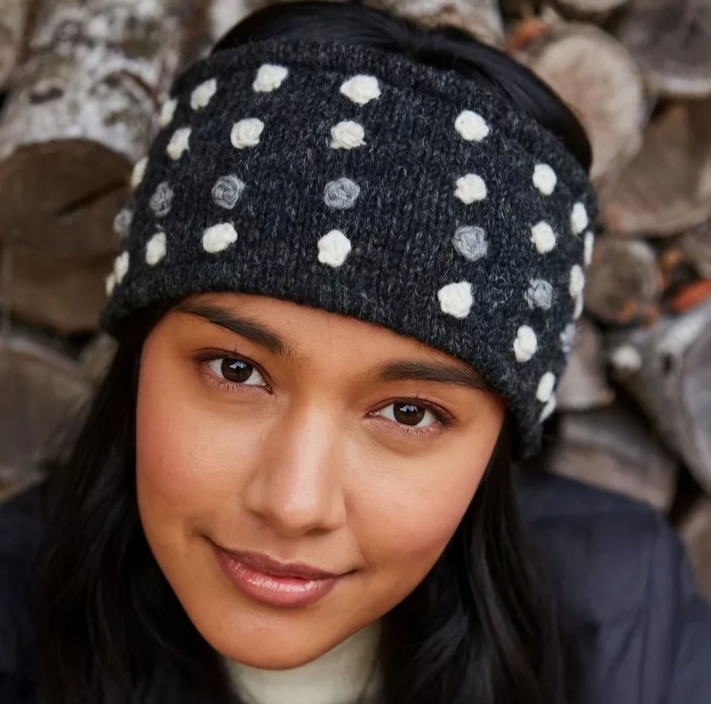 Kew Headband in Charcoal