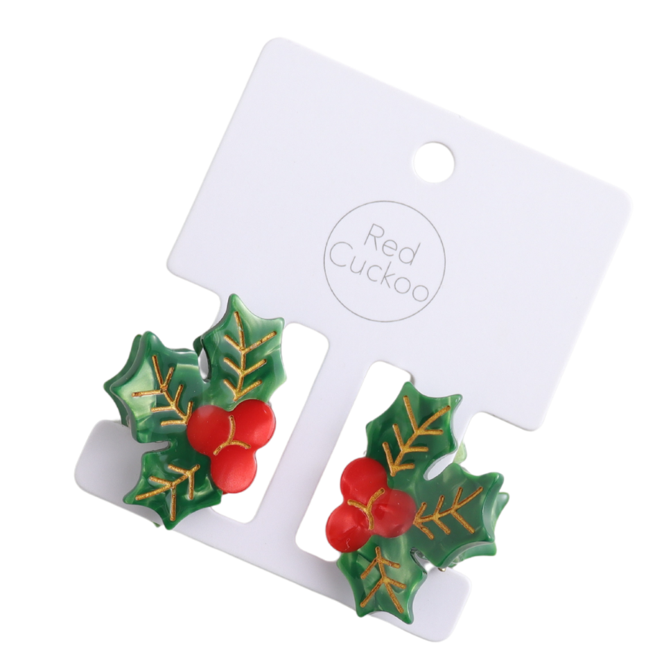 Mini Holly Claw Clips