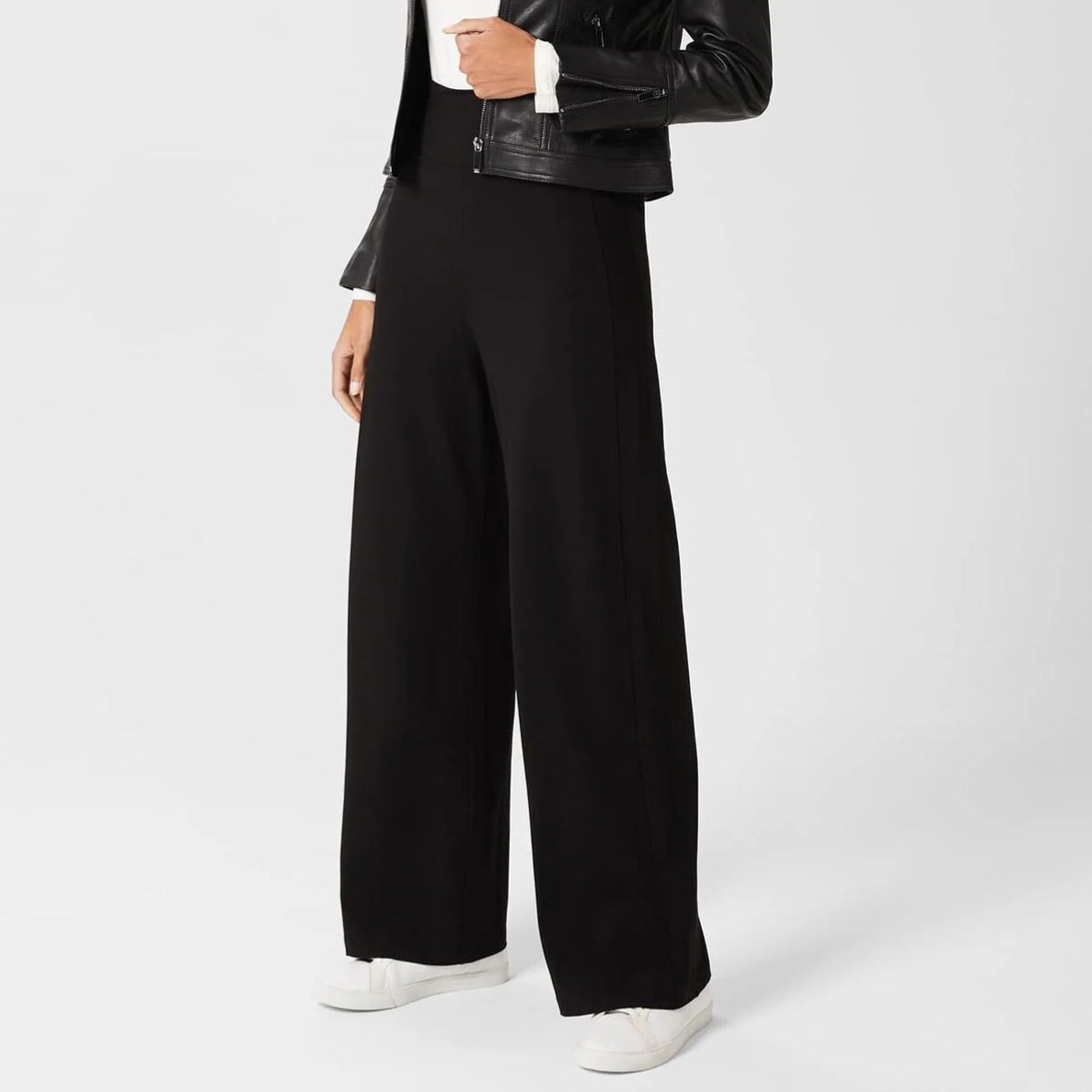 Arwen Wide Leg Black Trousers