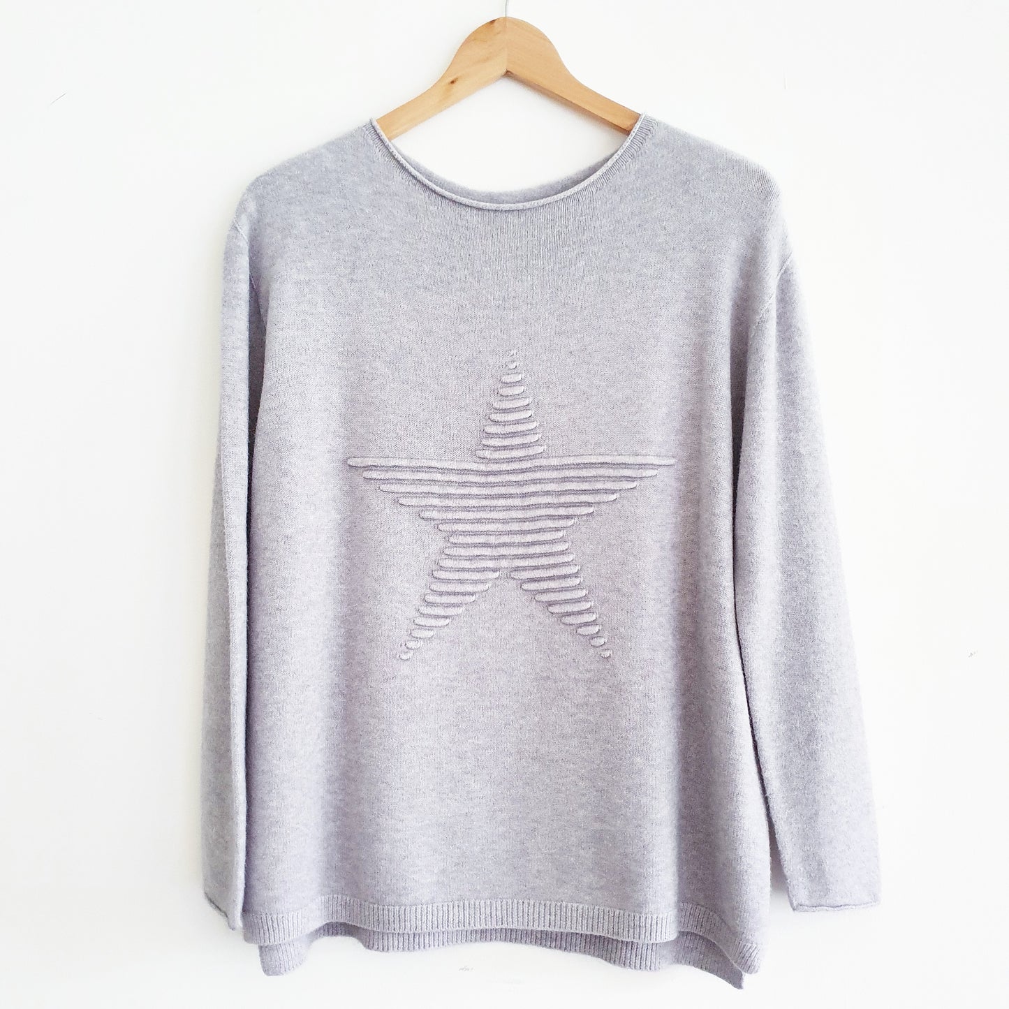Stella Star Jumper Light Grey