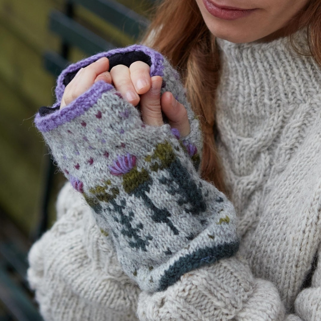 Thistle Handwarmers