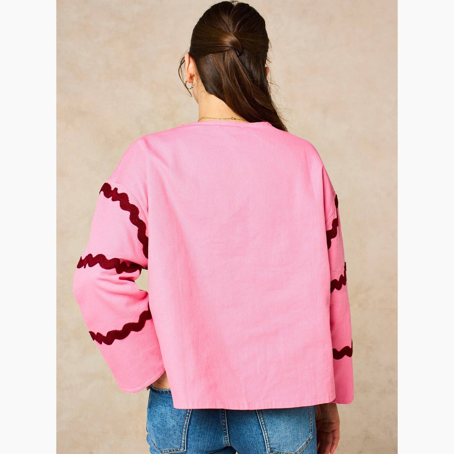Willow Ric Rac Trim Cotton Twill Jacket
