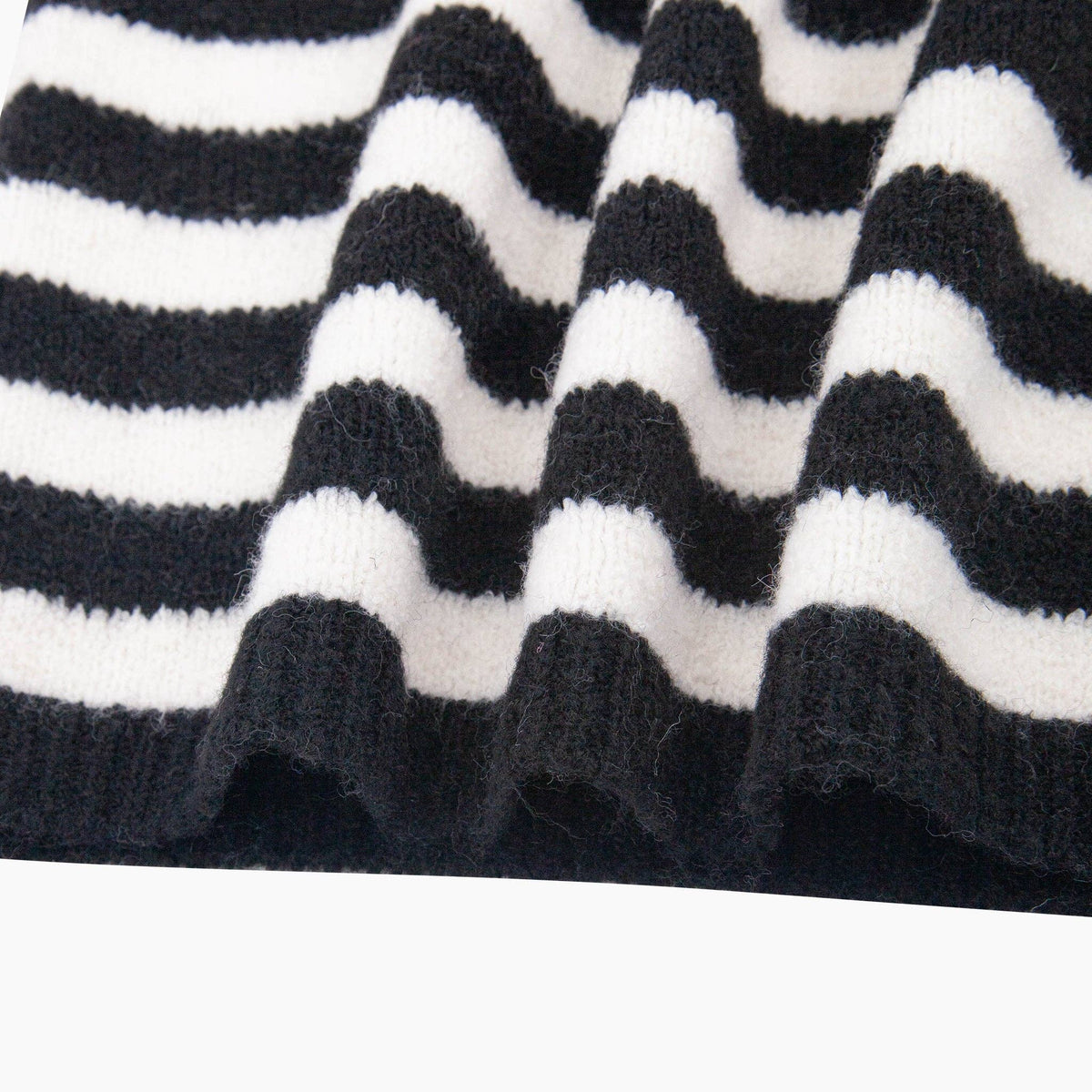 Striped Triangle Scarf