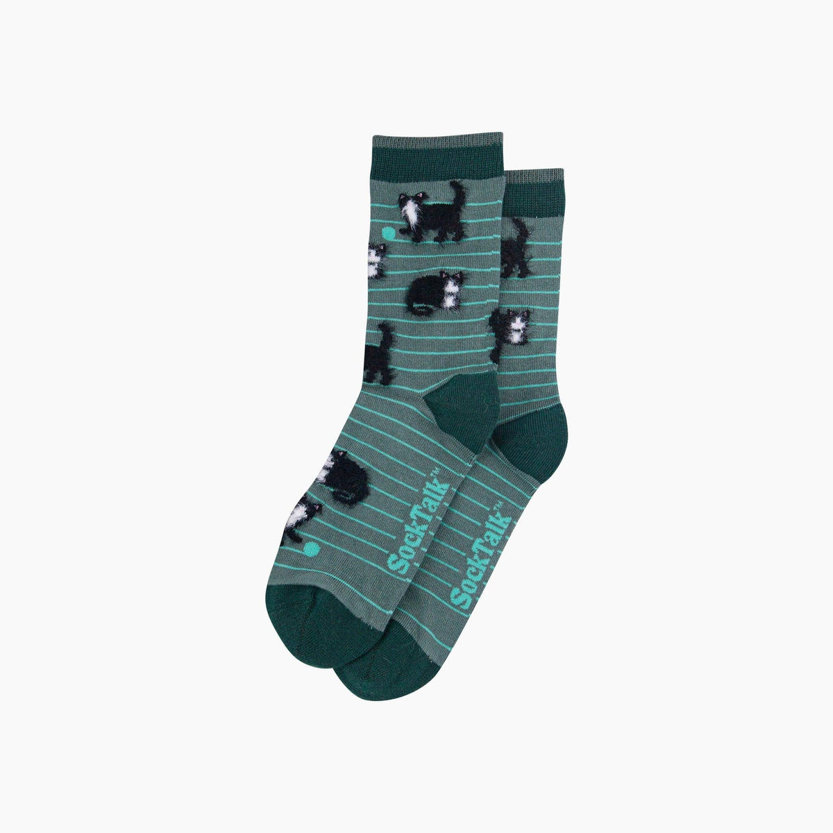 Black Cat Women's Fluffy Bamboo Socks