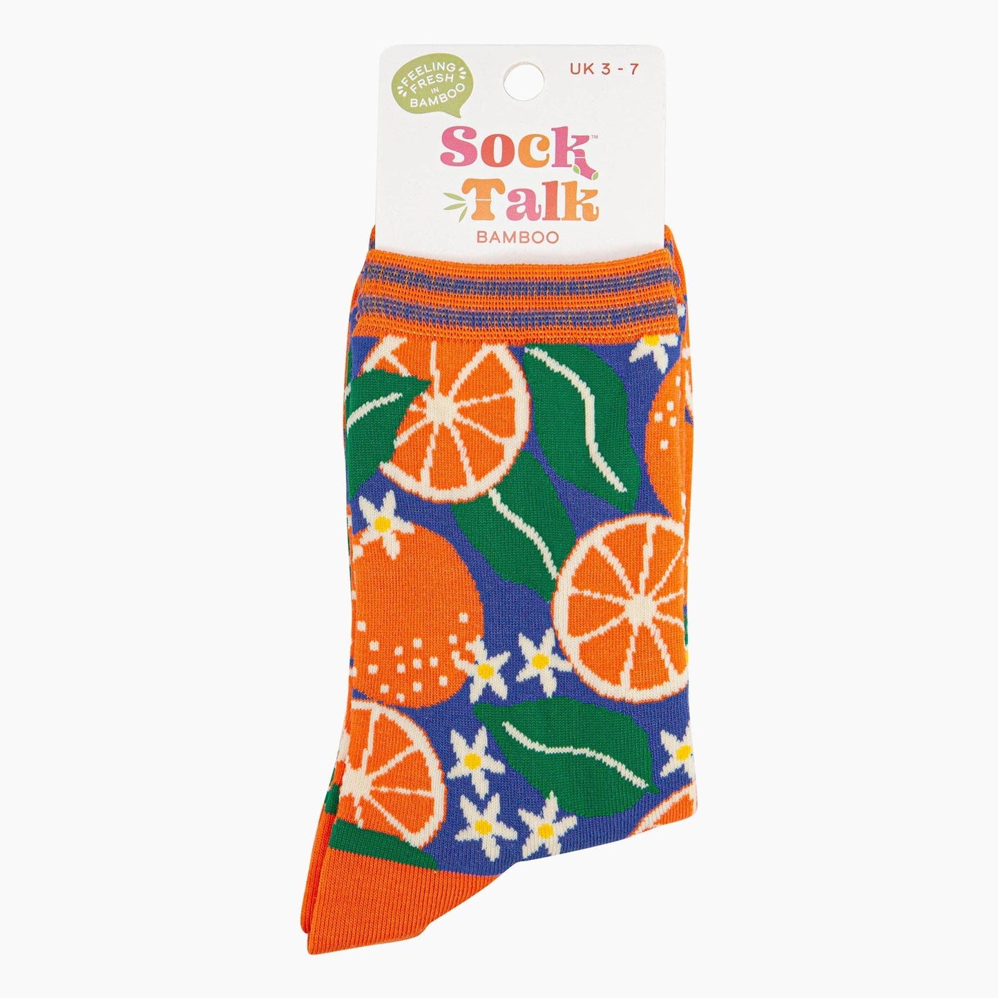 Orange Tree Bamboo Socks