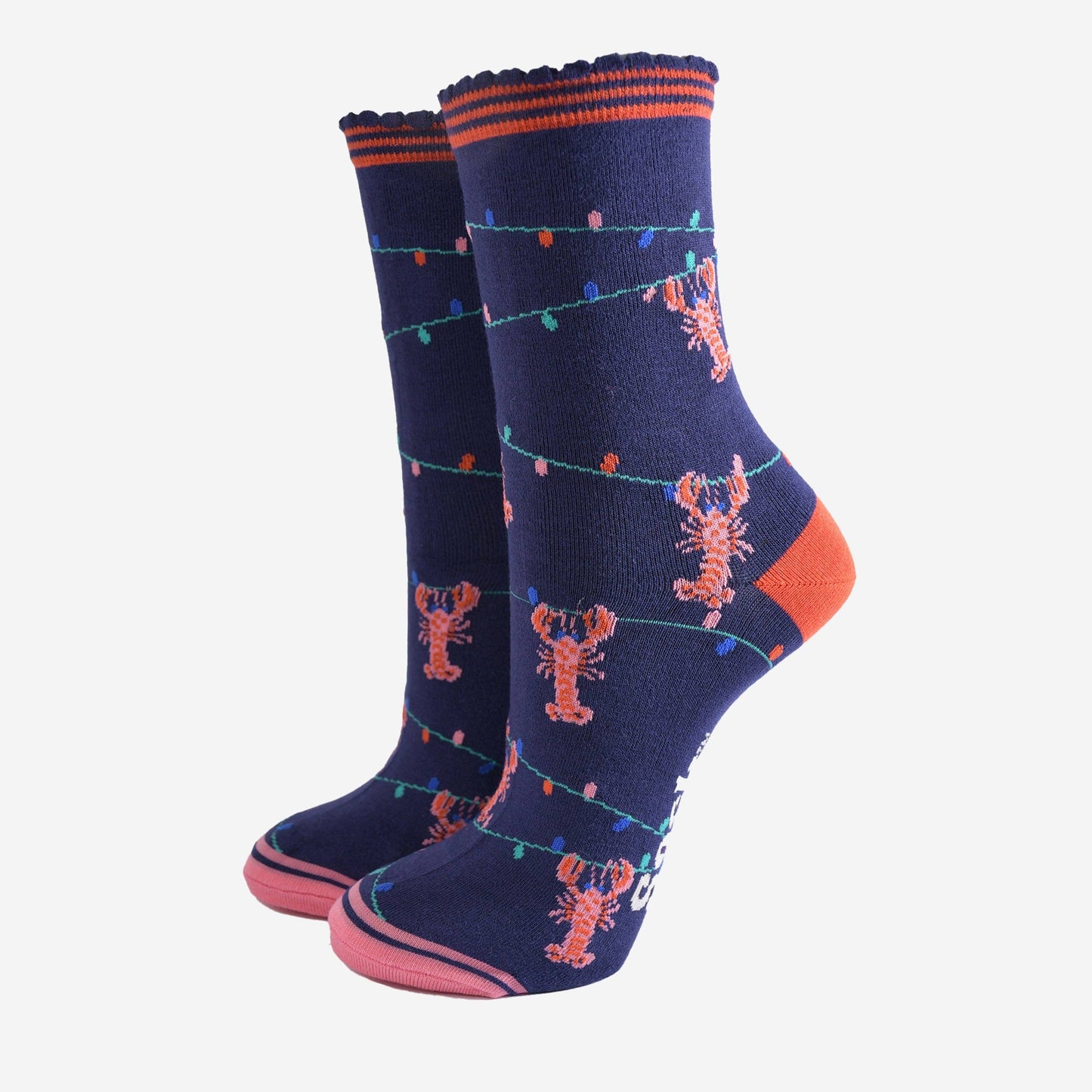 Lobsters Bamboo Socks Gift Set Box