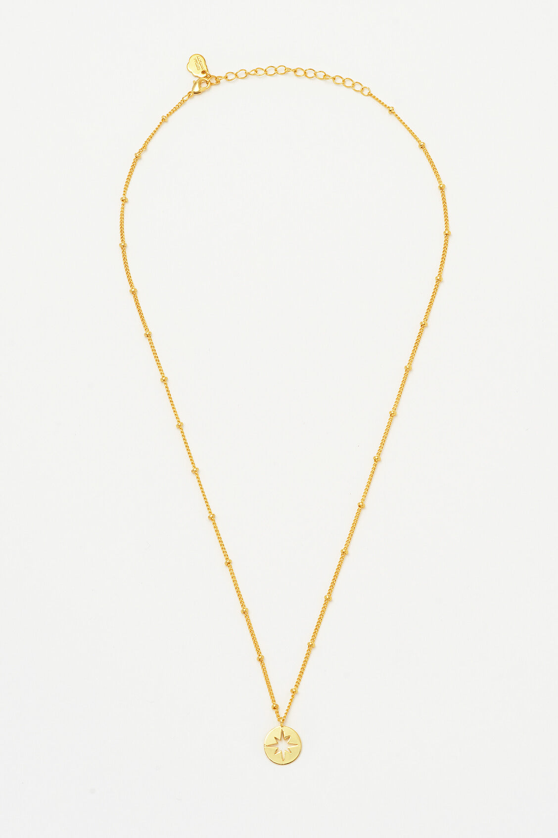 Estella Bartlett Starburst Disc Necklace