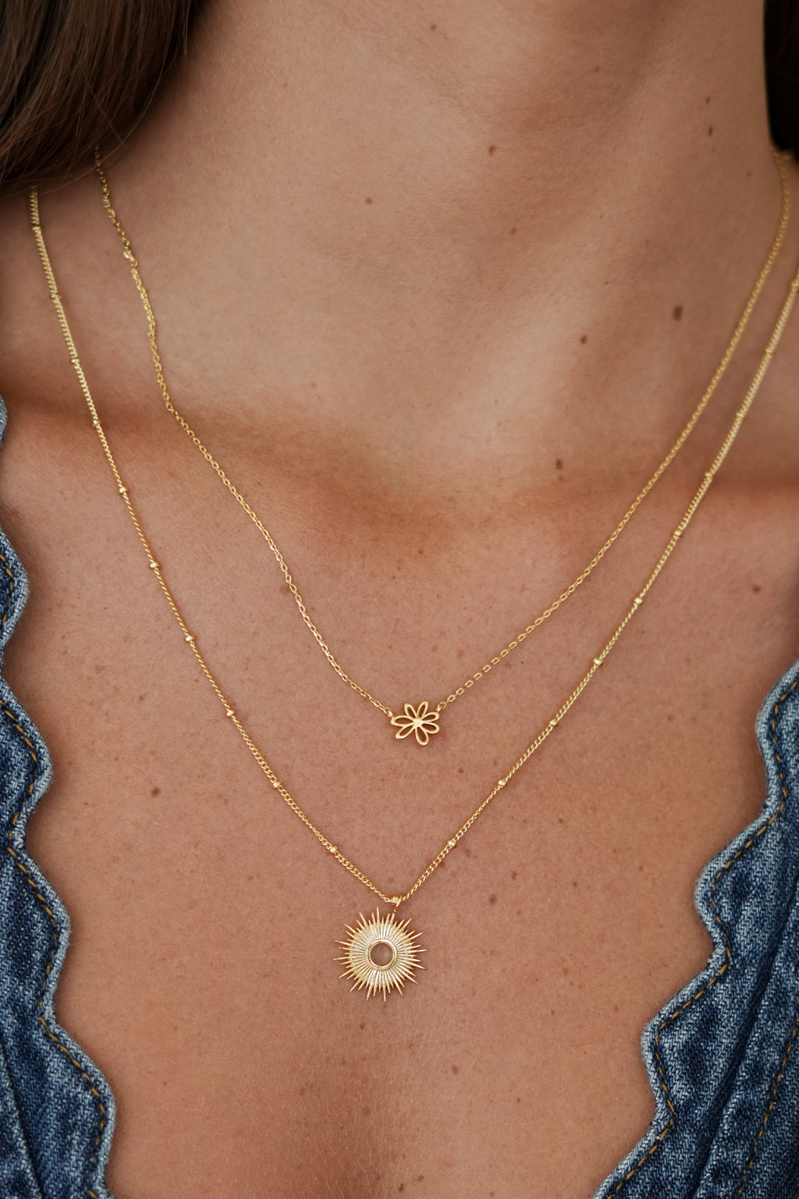 Estella Bartlett Full Sunburst Necklace