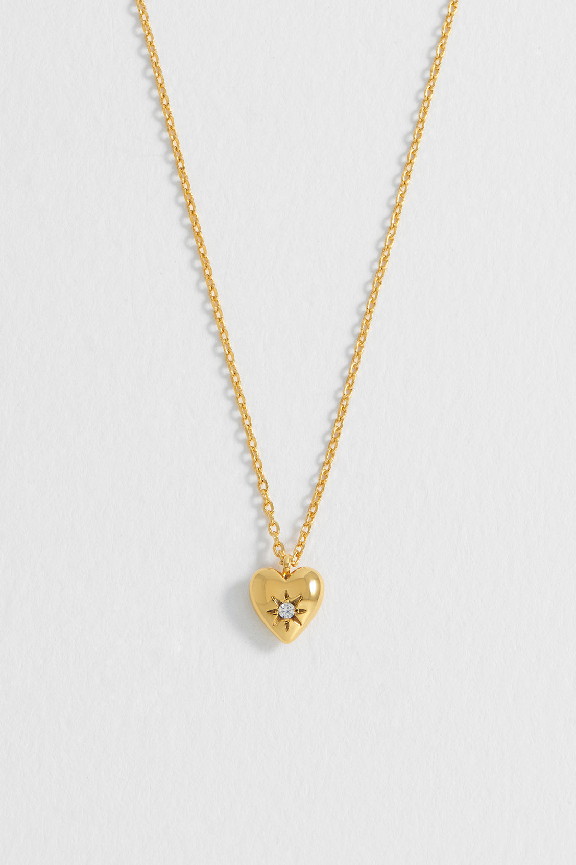 Estella Bartlett CZ Star Heart Necklace