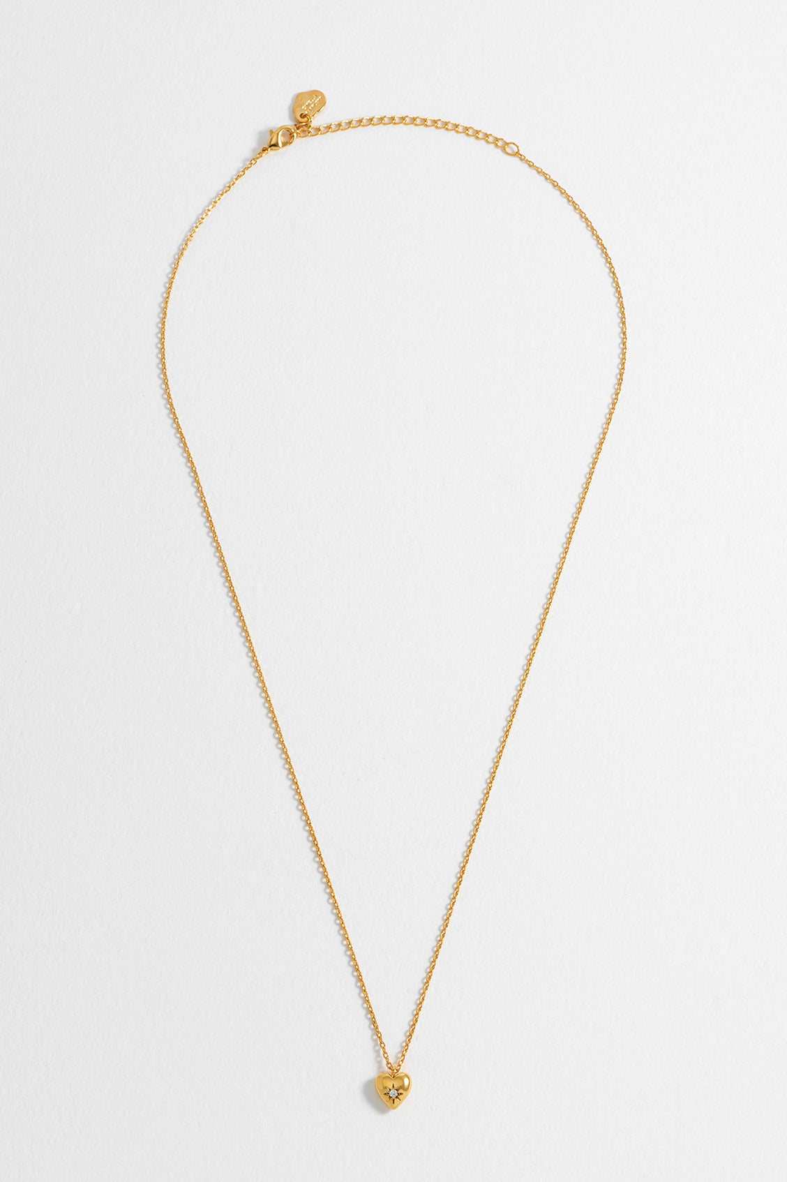 Estella Bartlett CZ Star Heart Necklace