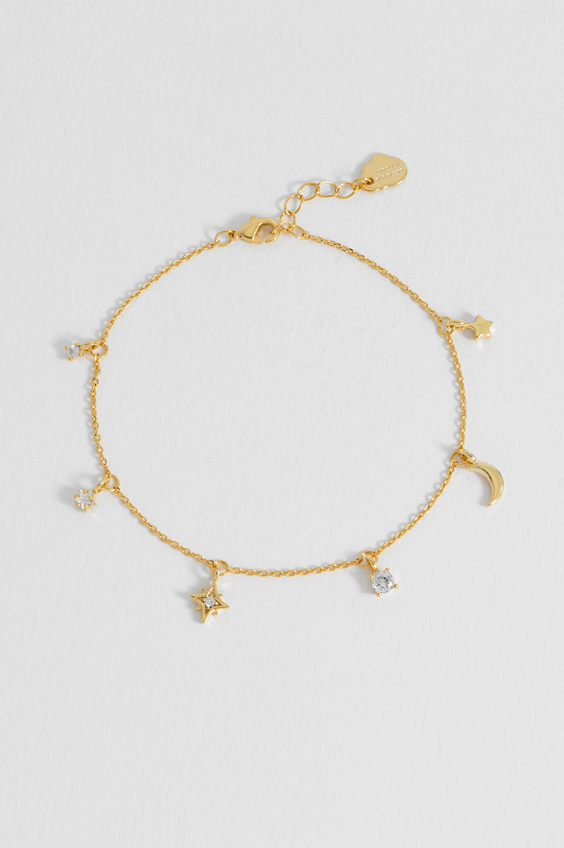 Estella Bartlett Moon & Stars Charm Bracelet