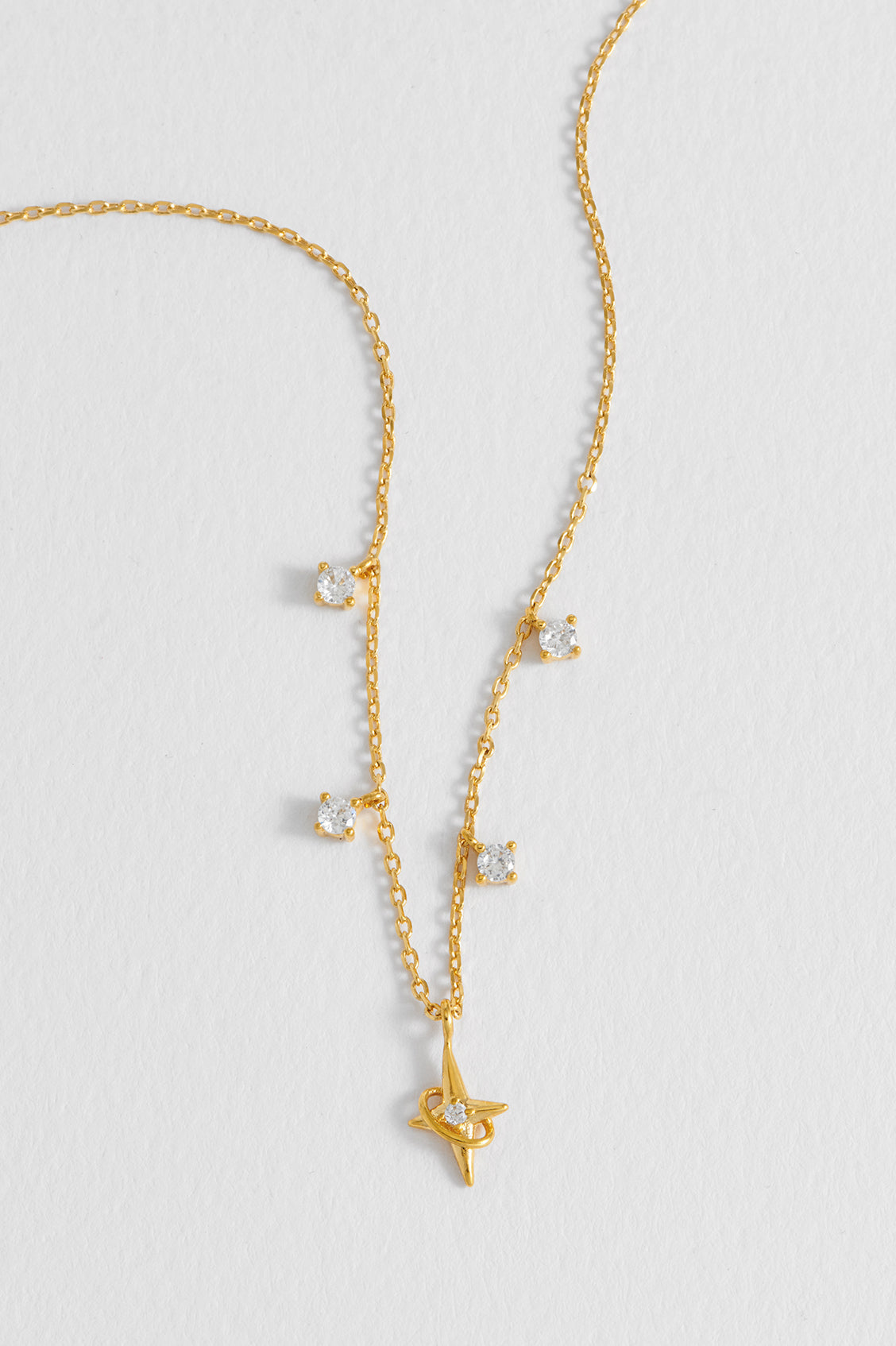 Estella Bartlett North Star Charm Necklace