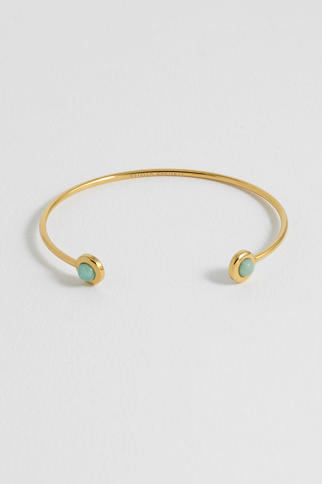 Estella Bartlett Wellness Amazonite Open Bangle
