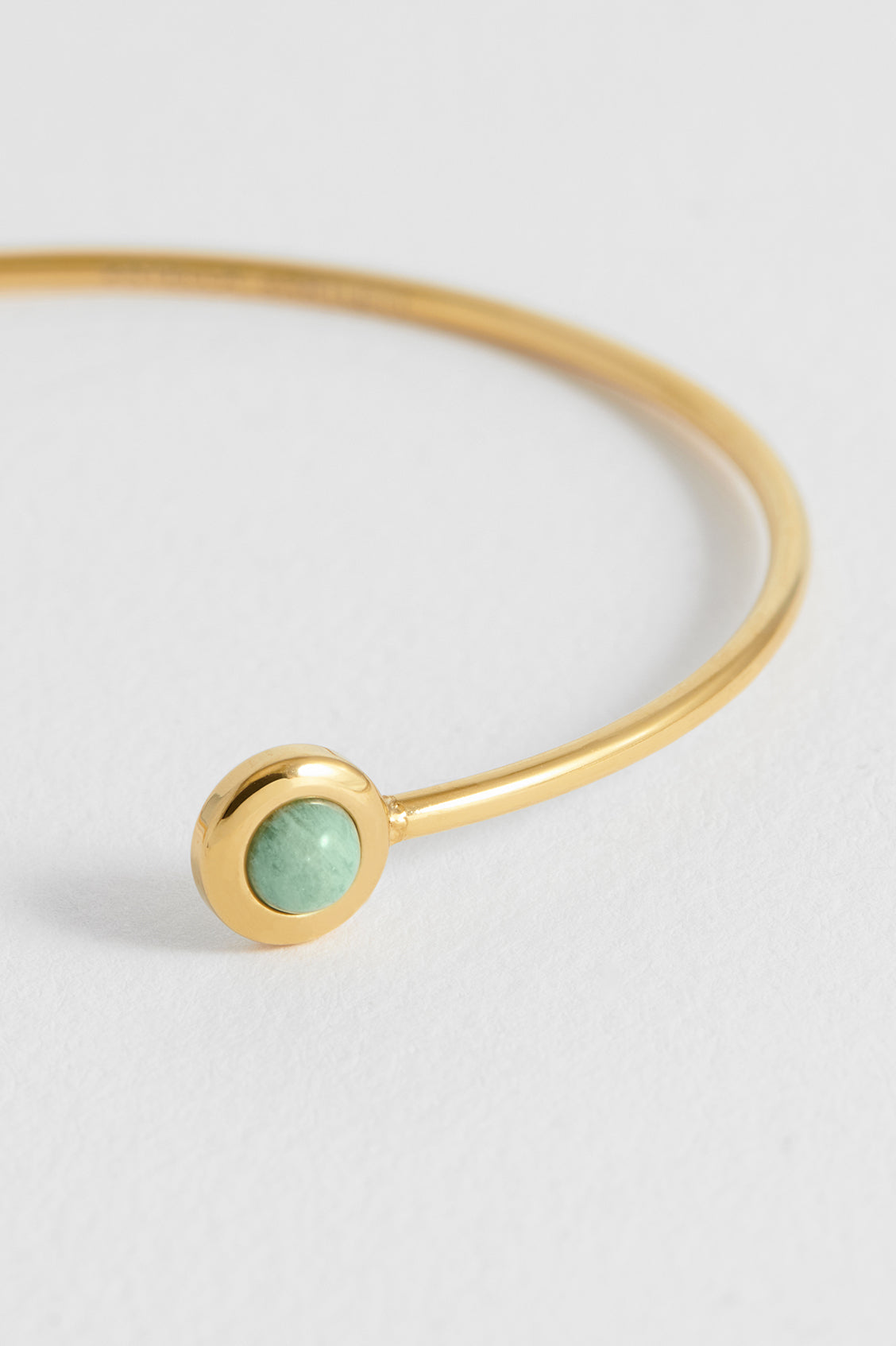 Estella Bartlett Wellness Amazonite Open Bangle