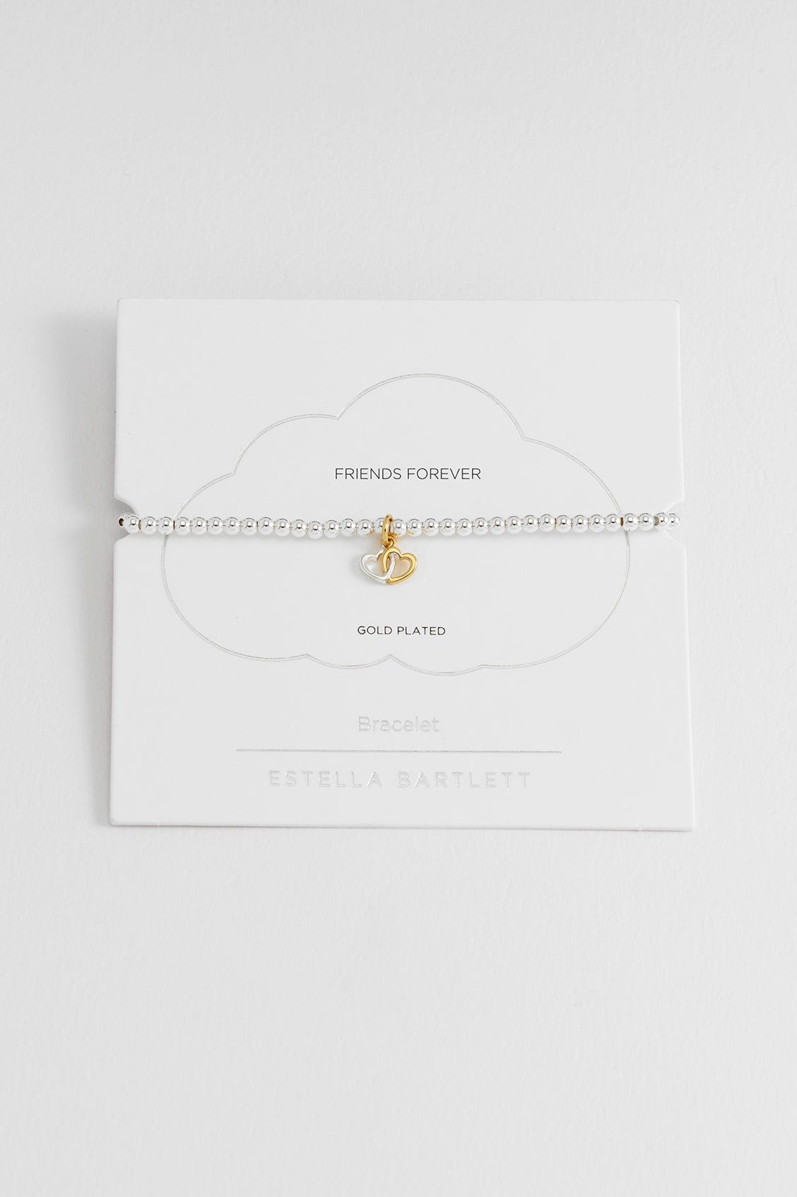 Estella Bartlett Double Heart Charm Bracelet