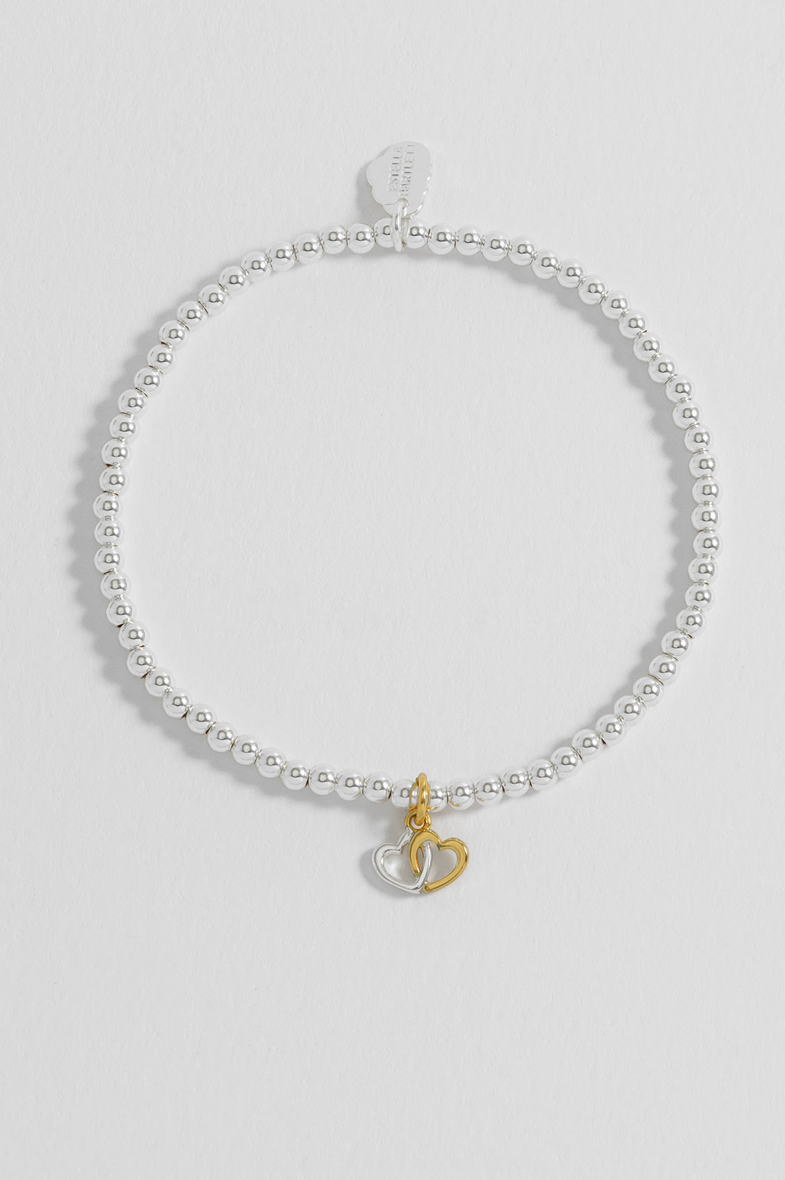 Estella Bartlett Double Heart Charm Bracelet