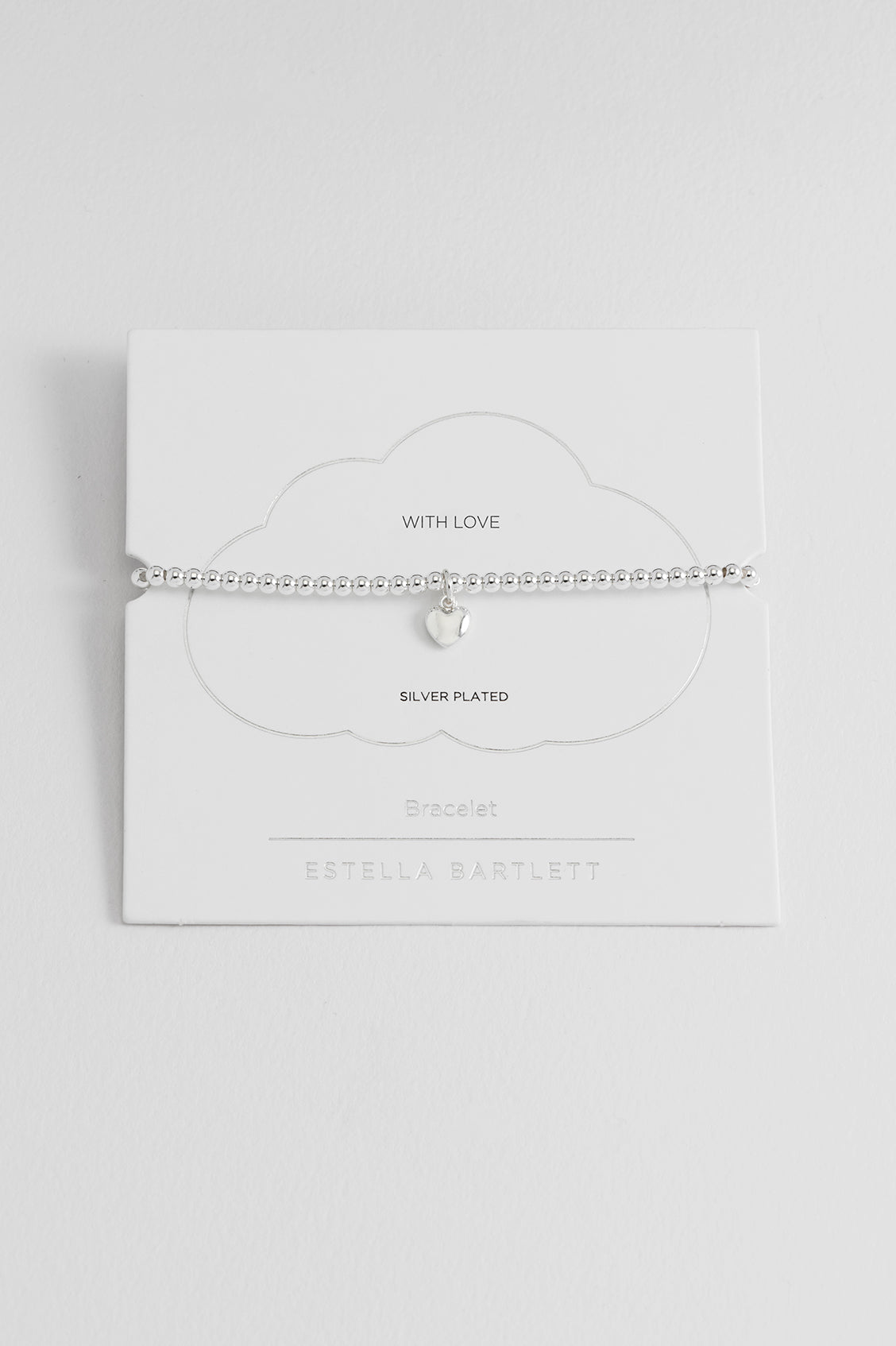 Estella Bartlett Heart Sienna Bracelet Silver
