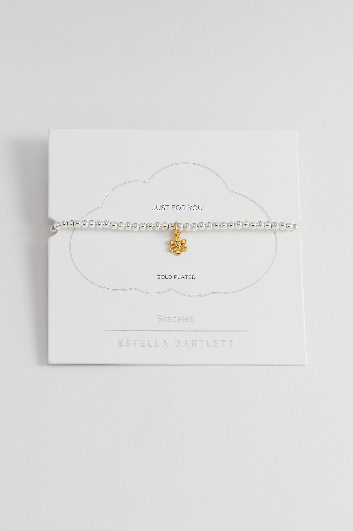 Estella Bartlett Open Petal Flower Charm Bracelet