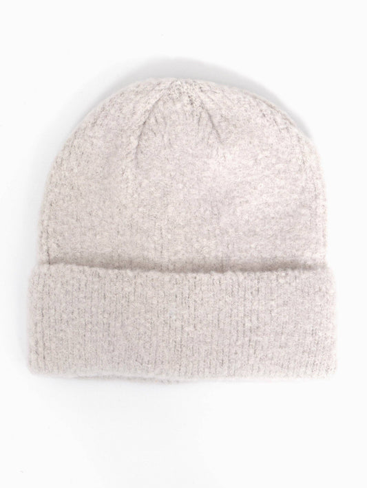 Saylor Beanie Hat in Light Grey